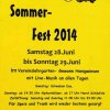 28. Juni 2014 Sommerfest